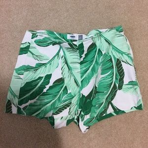 Old Navy Palm Leaf Shorts