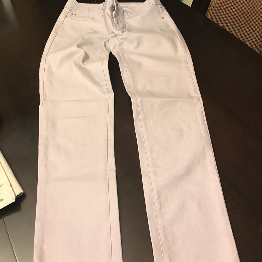 Super stretch skinny jeans.