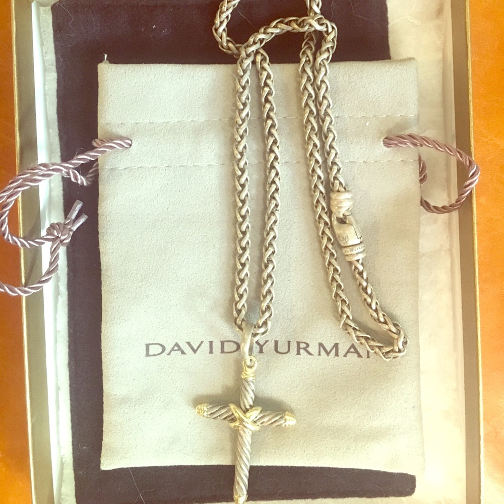Gorgeous David Yurman Cross Necklace