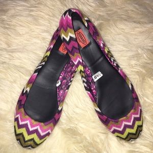 Missoni ballet flats