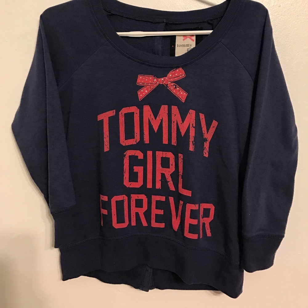 Rare Tommy Girl crewneck sweater