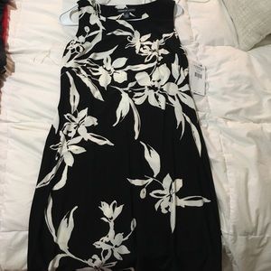 Black and white dress