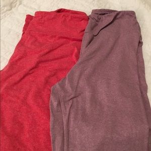 Lularoe heathered one size leggings