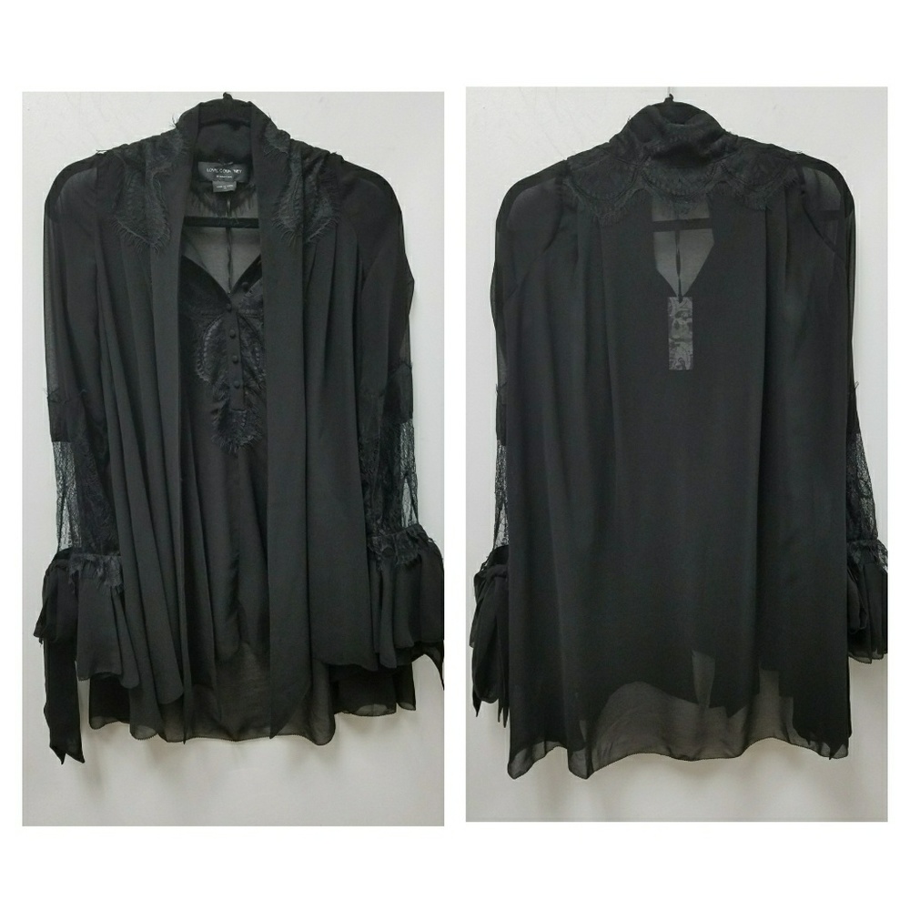 ❌sold❌NASTY GAL LOVE, COURTNEY PALLADIUM BLOUSE - Picture 3 of 4