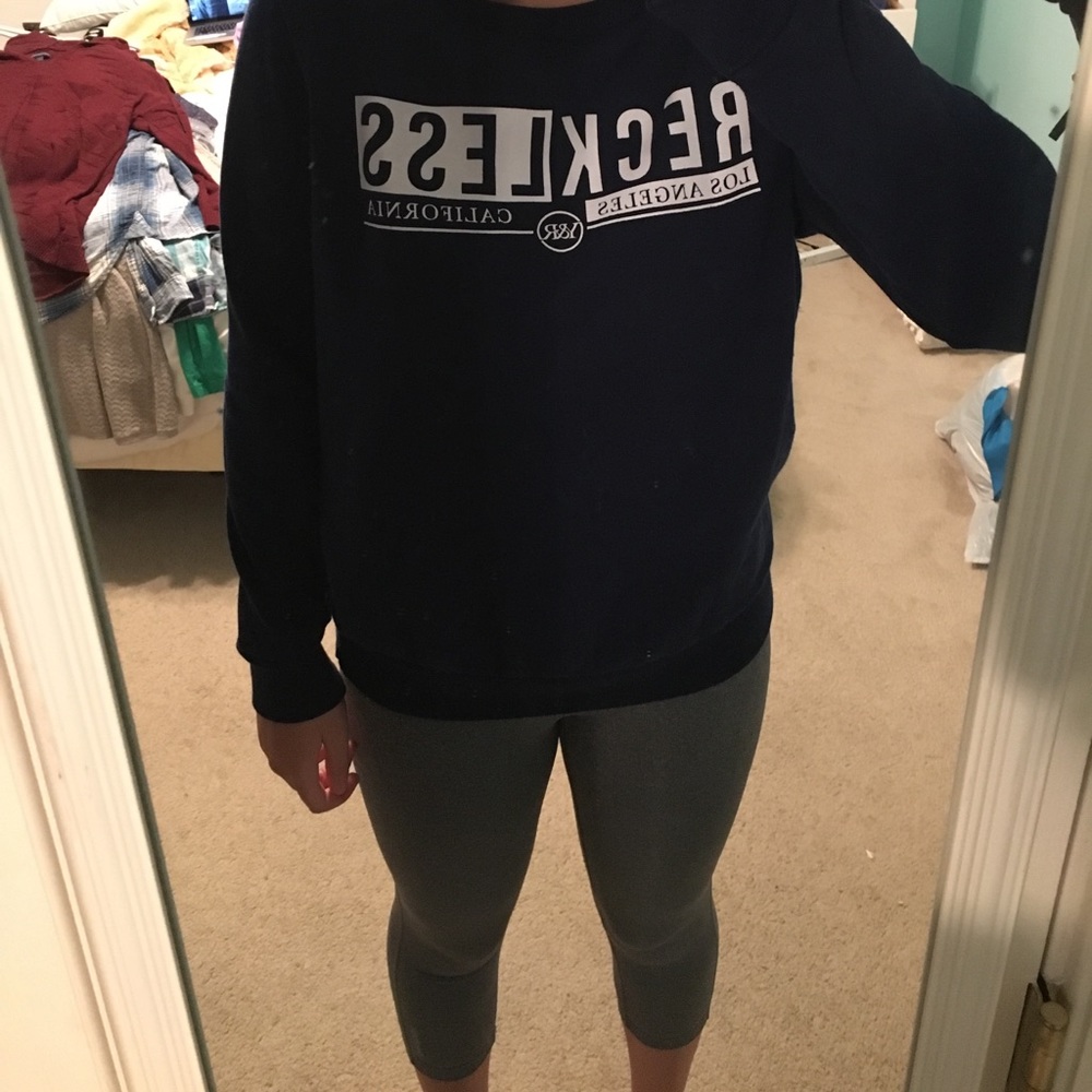 Young and reckless crewneck