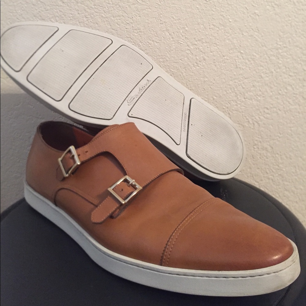 Santoni double monk strap sneakers m11