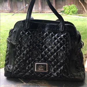 GUESS- . Like new black shoulder bag