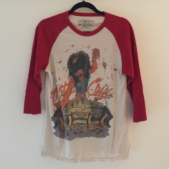 motley crue distressed shirt