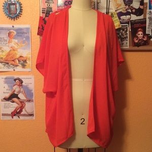 NWOT orange kimono robe cardigan