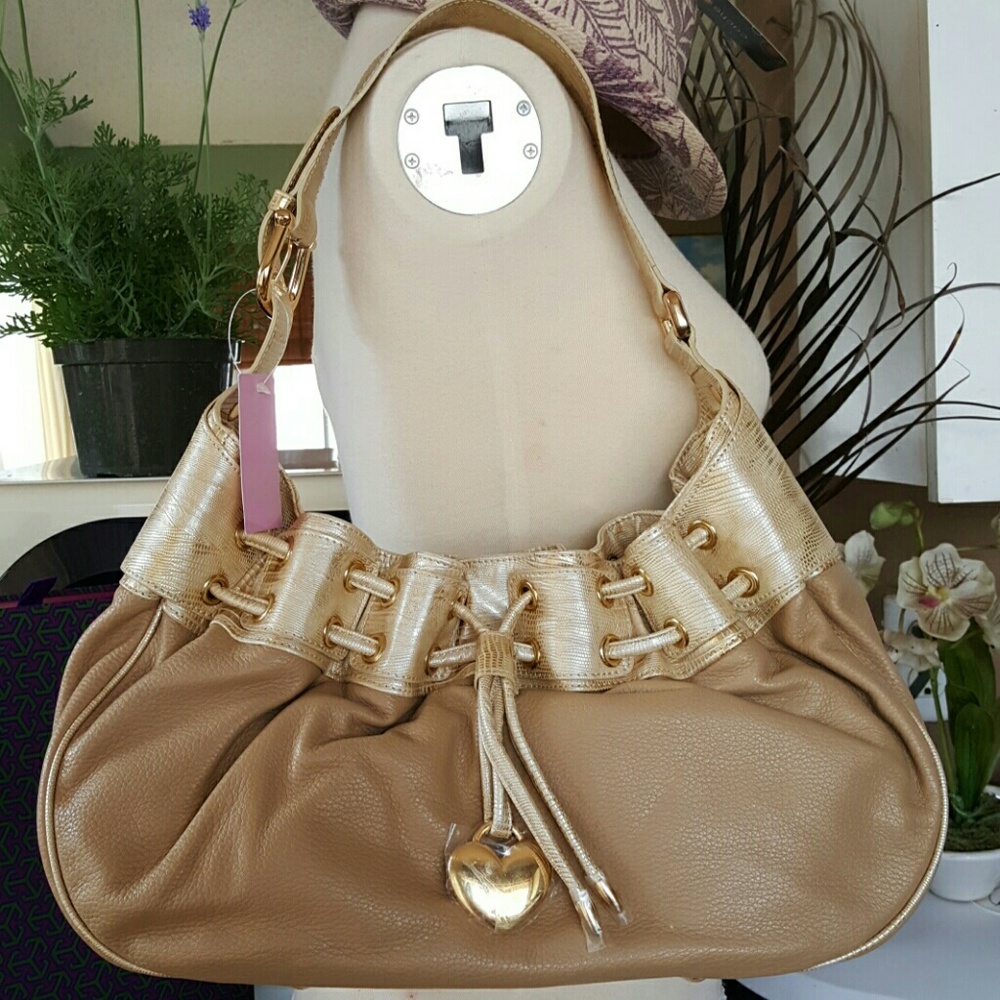 Vintage Nude Hobo Bag