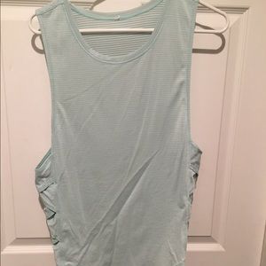 Light teal tank