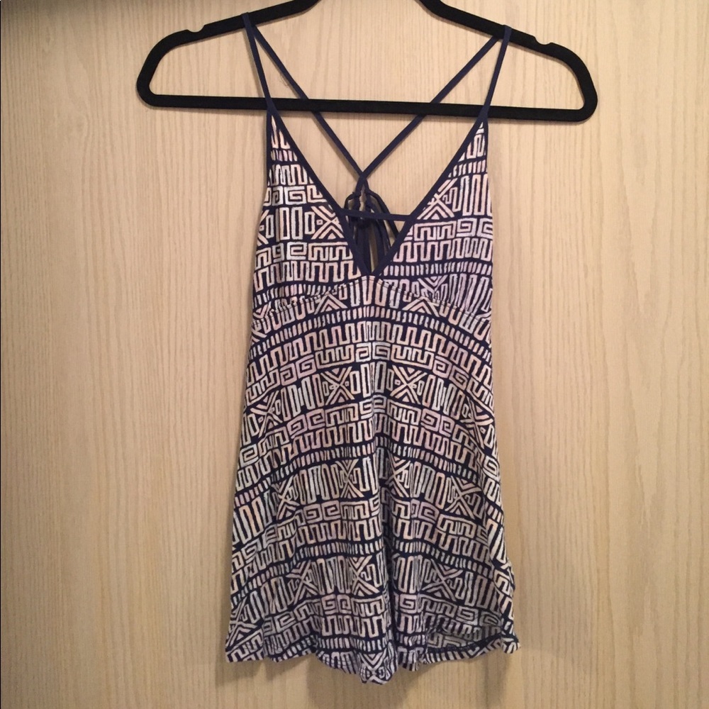 Strappy, Patterned Tank