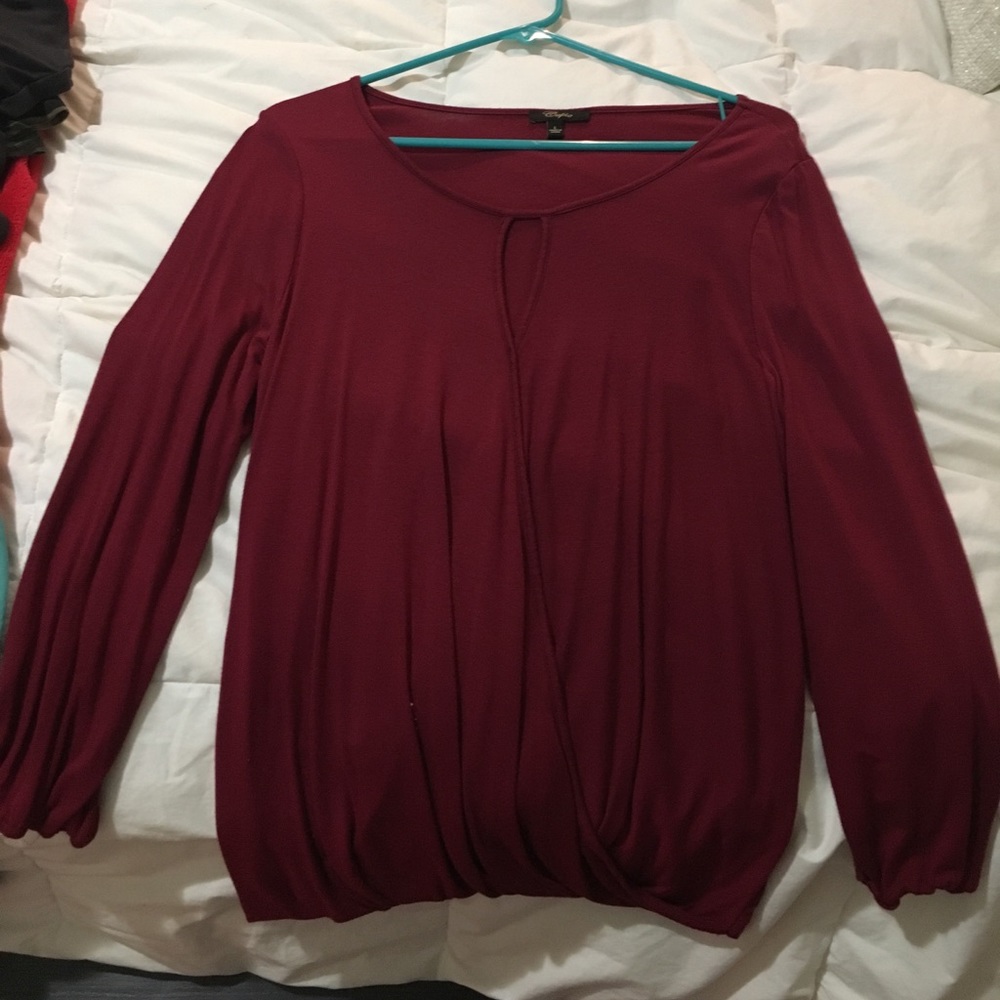 Maroon blouse