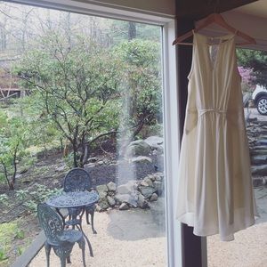 Banana Republic off-white dress.