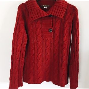 Eddie Bauer Woven Sweater