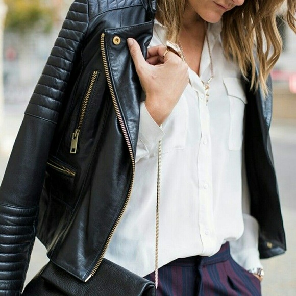 LAST 1LEFT !! Olive Leather Jacket - Picture 4 of 5