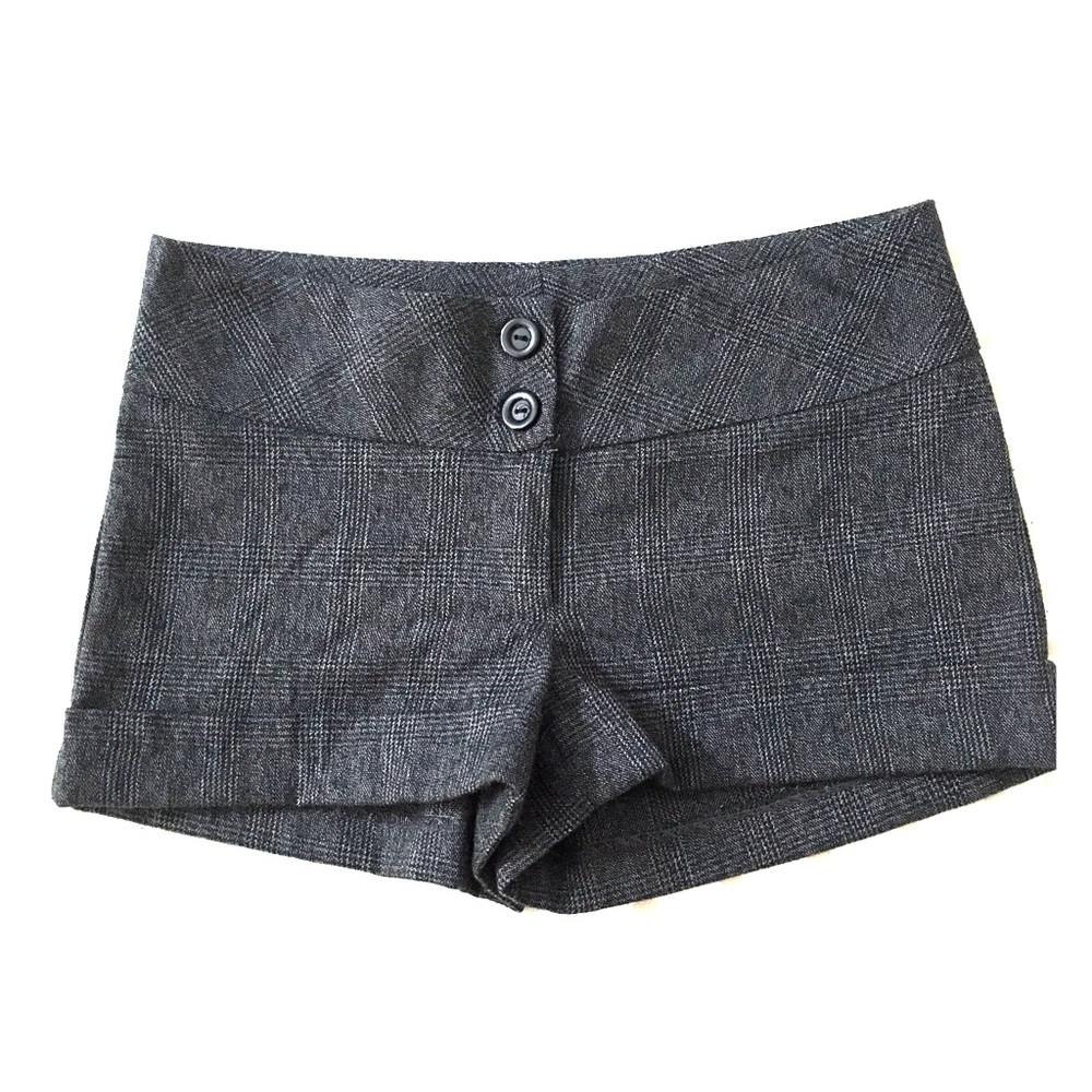 Gray Plaid shorts