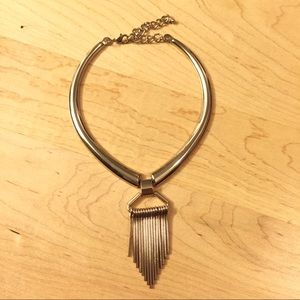 F21 Gold statement necklace