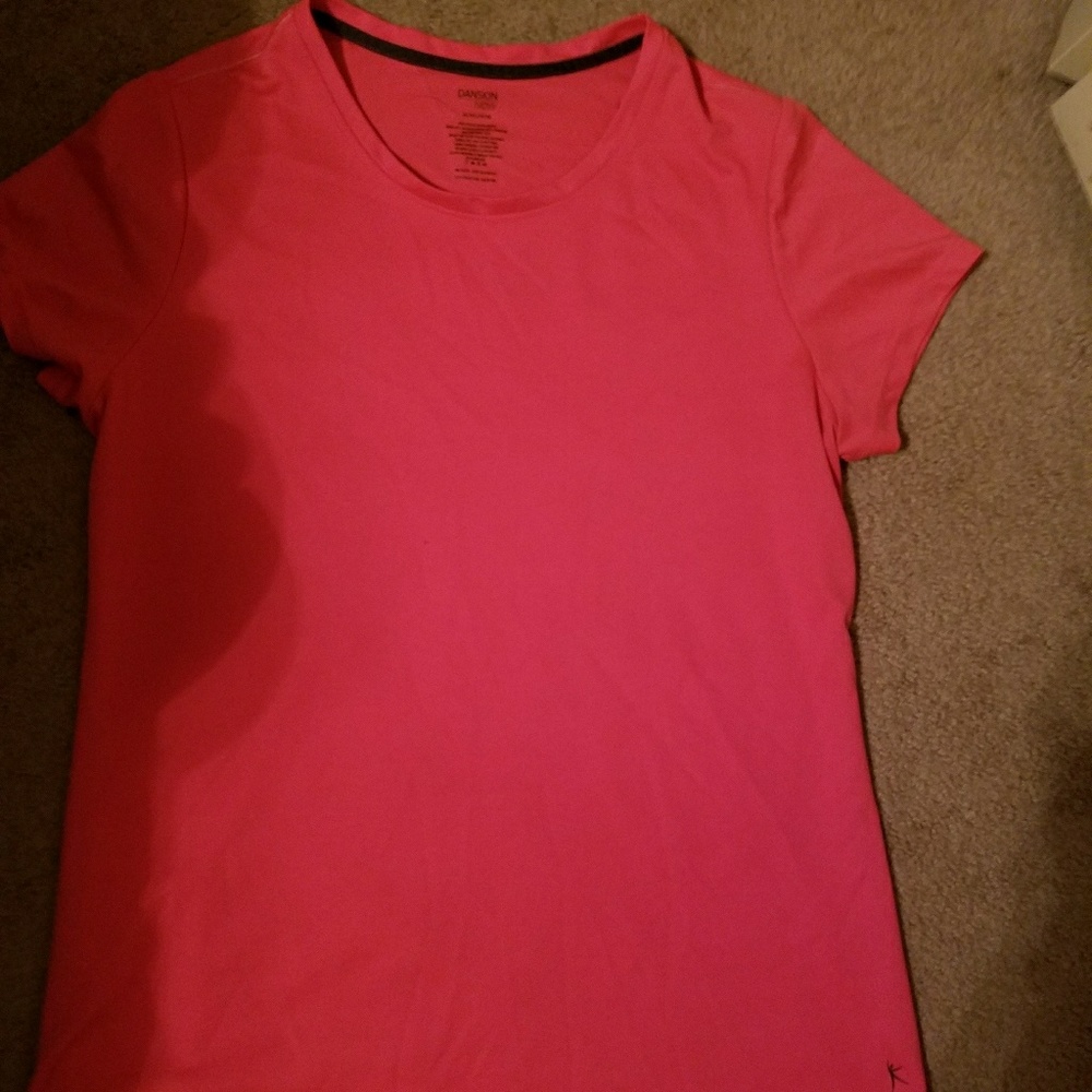 Hot pink workout top