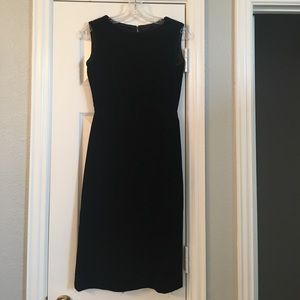 Vintage black velvet dress. Size 4. Hits at knee.