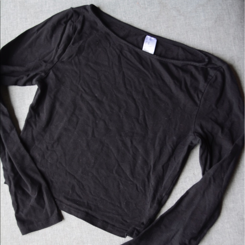 Black Crop Top