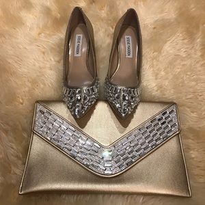 I.N.C international concepts clutch gold