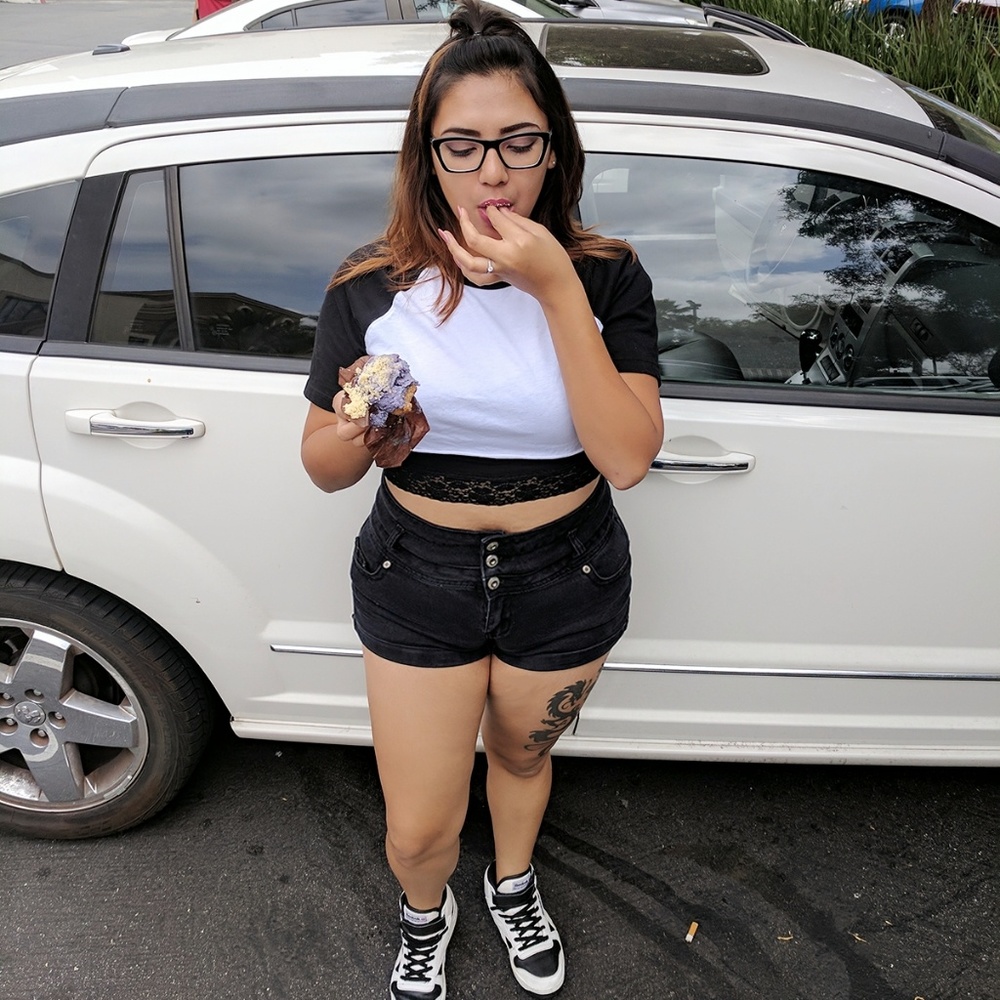 Baseball? tee crop top