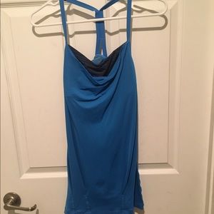Blue lululemon tank
