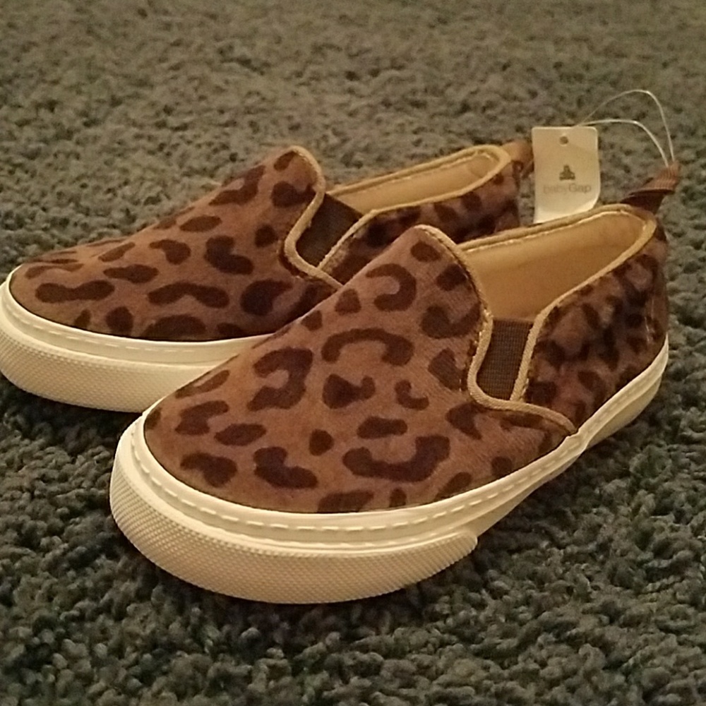 GAP Toddler 7C Leopard Slides