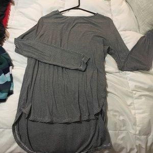 Black and white T-shirt