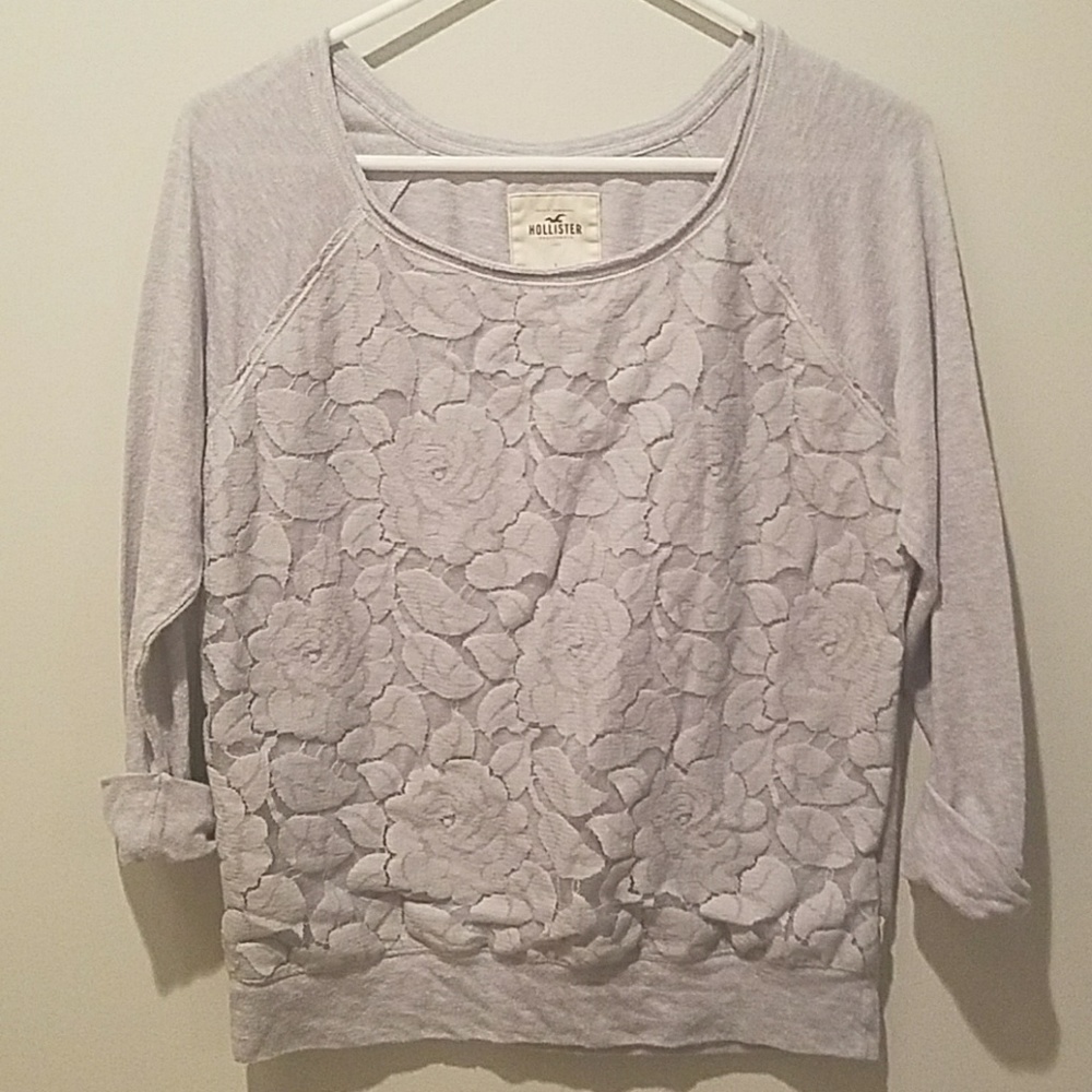 Hollister 3/4 length sleeve