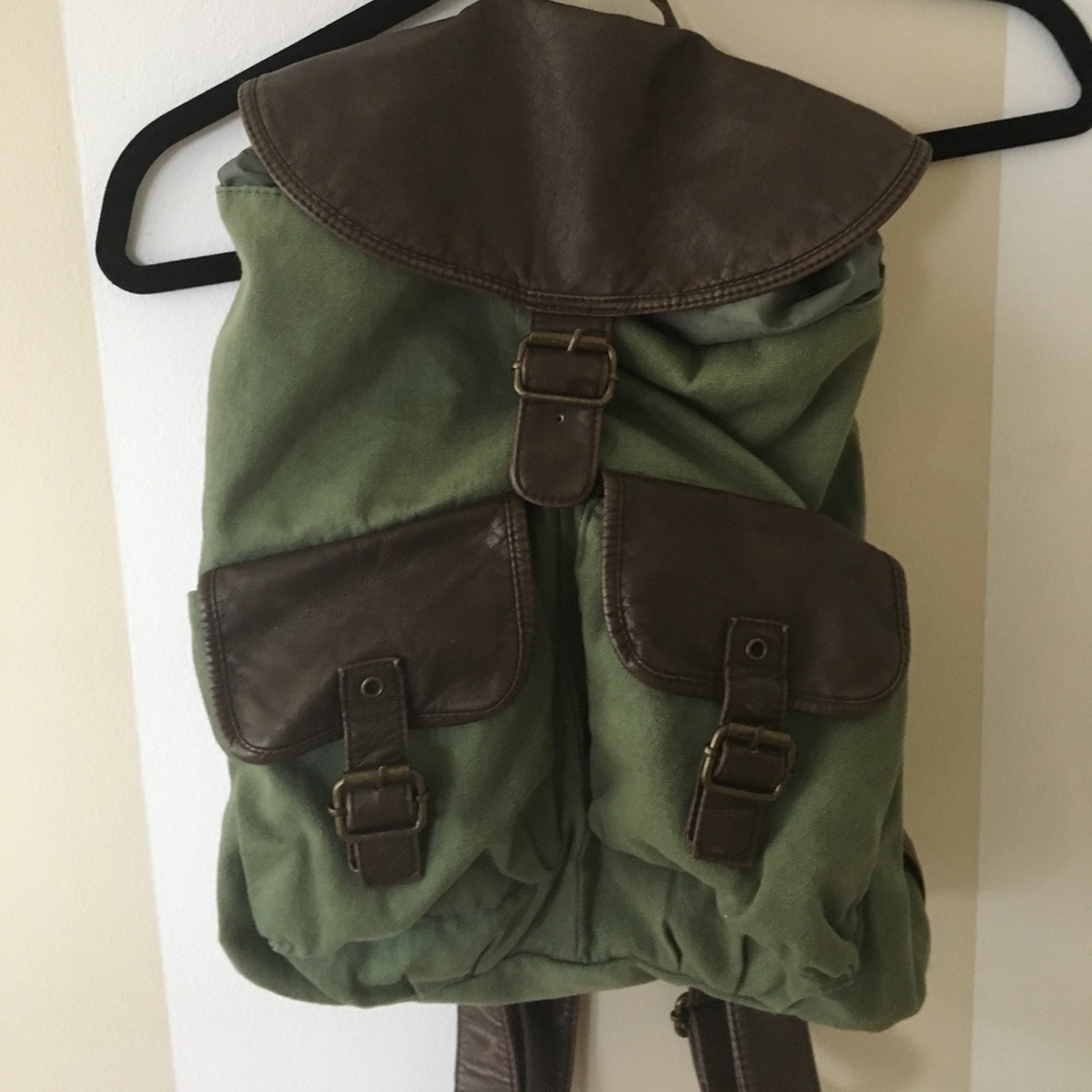 Mossimo Supply Co. green and brown backpack