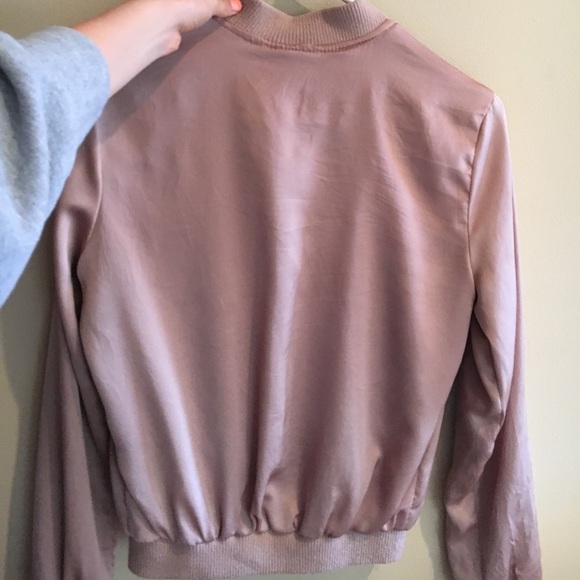 PINK BOMBER JACKET - Picture 2 of 2