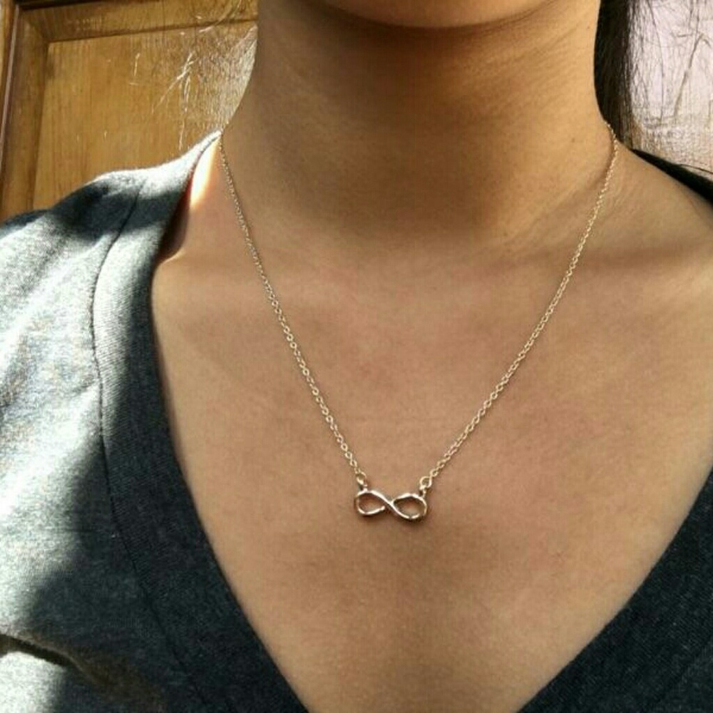 gold infinity necklace