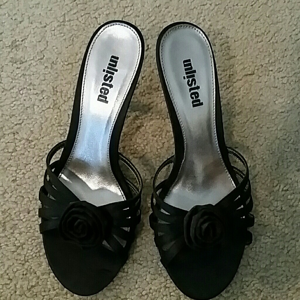 Black Unlisted Heels