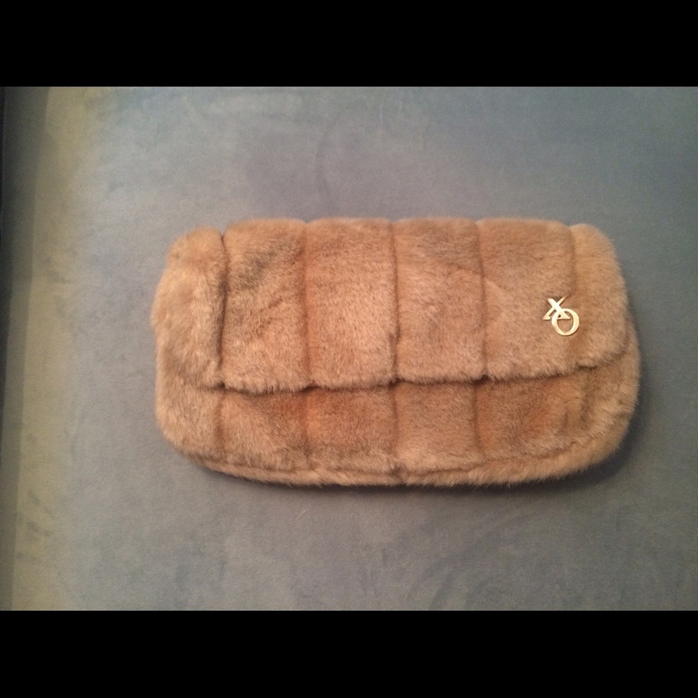 Fun fake furry small purse