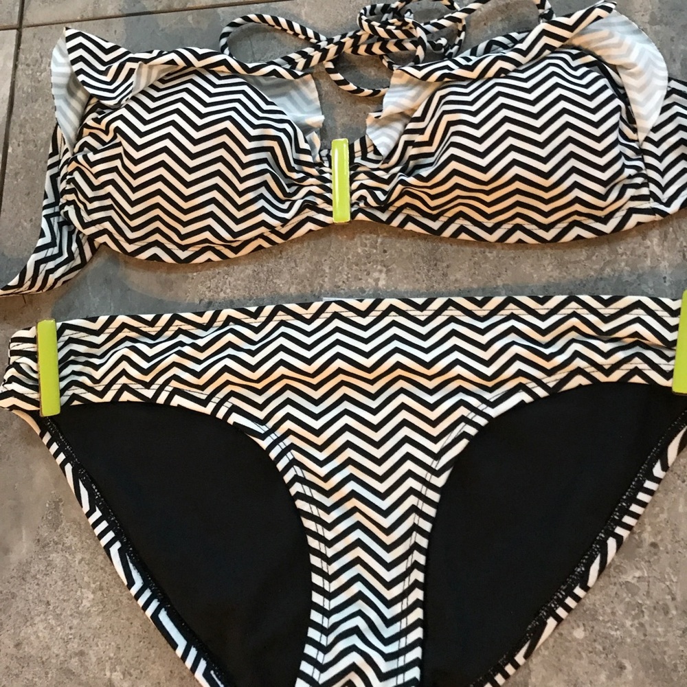 Xhilaration striped bikini