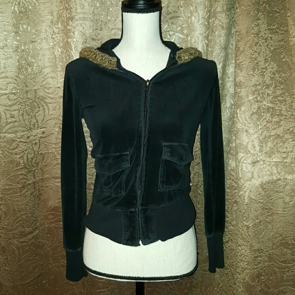 Ladies full zip up hoodie pullover