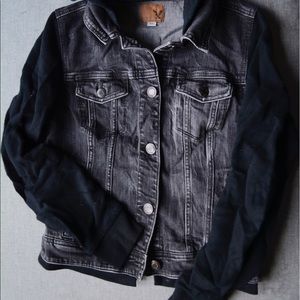 Black Jean/Cotton Jacket