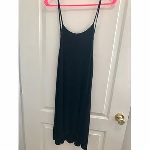 NWT Black ribbed hi/low tank dress