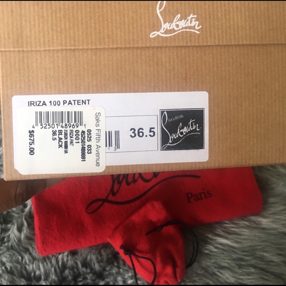 ❌SOLD•6.5 NWB CL HEELS W/EXTRA TAPS•BOX & DUSTBAGS - Picture 2 of 8