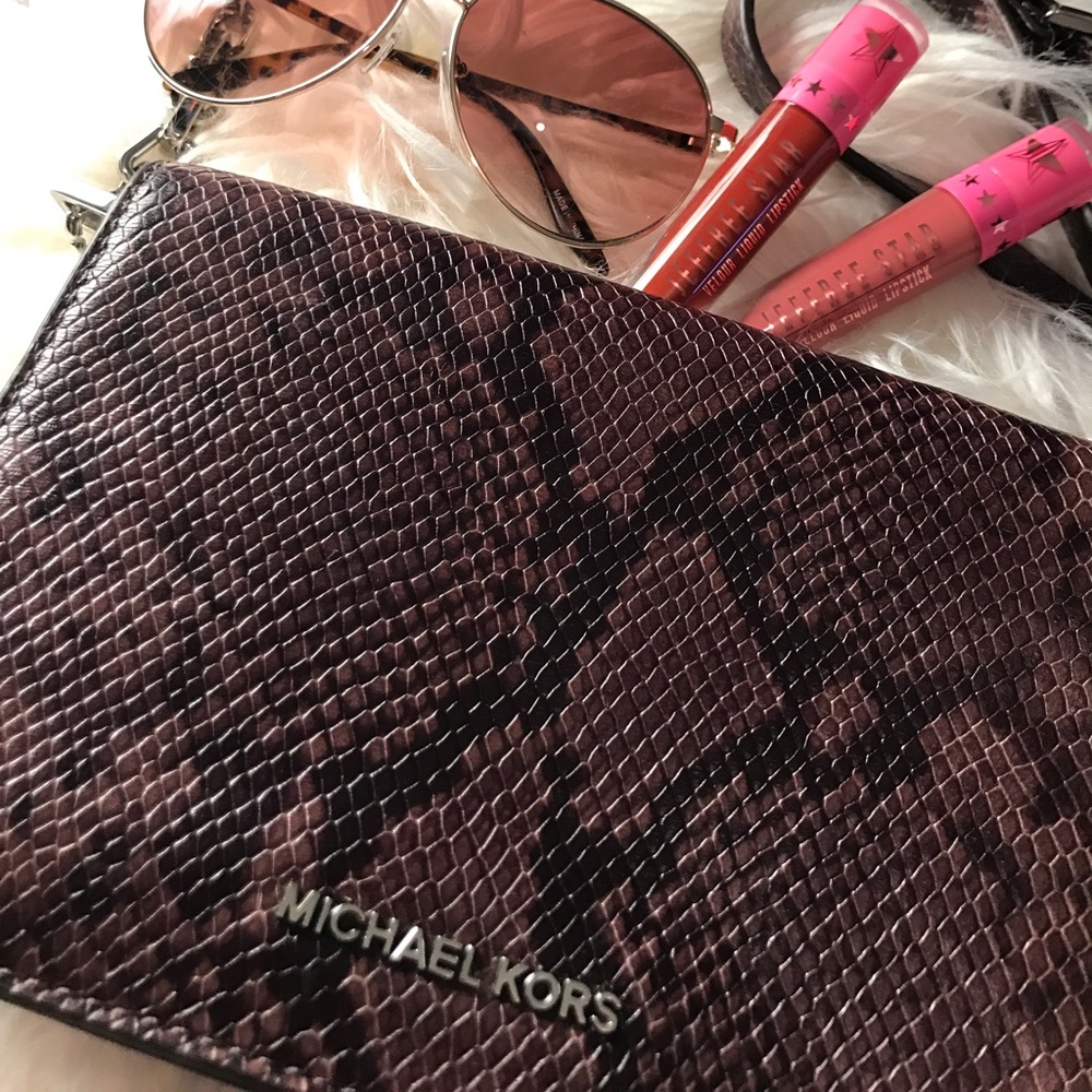Michael Kors snakeskin crossbody