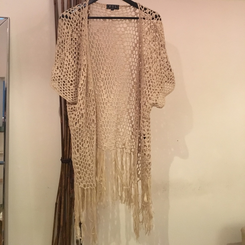 Super cute tassel festival shrug