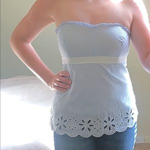 NWOT Lilly Pulitzer Pinstriped Tube Top