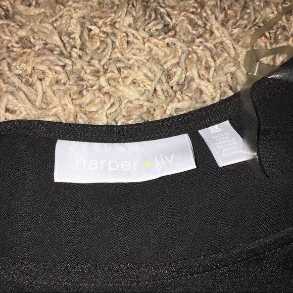 New Harper & Liv crop top blouse size 3X! - Picture 2 of 4