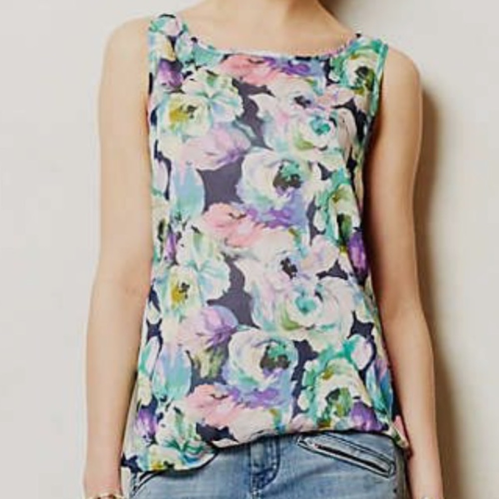 Anthropologie top - Ladakh floral tank top blouse