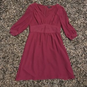 Burgundy Banana Republic Factory Dress