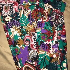 EUC TC Lularoe Paisley Leggings