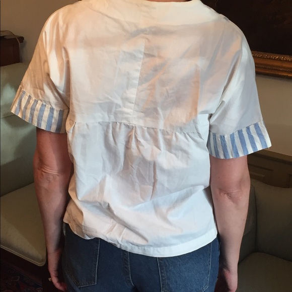 Home sewn 1980's cotton top - Picture 2 of 2