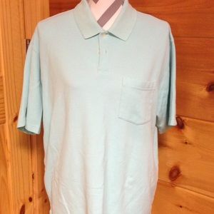 LL Bean polo short sleeve shirt large